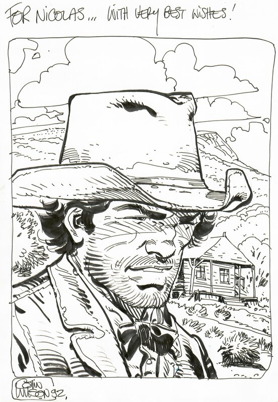 Colin Wilson, La Jeunesse de Blueberry - Sketch