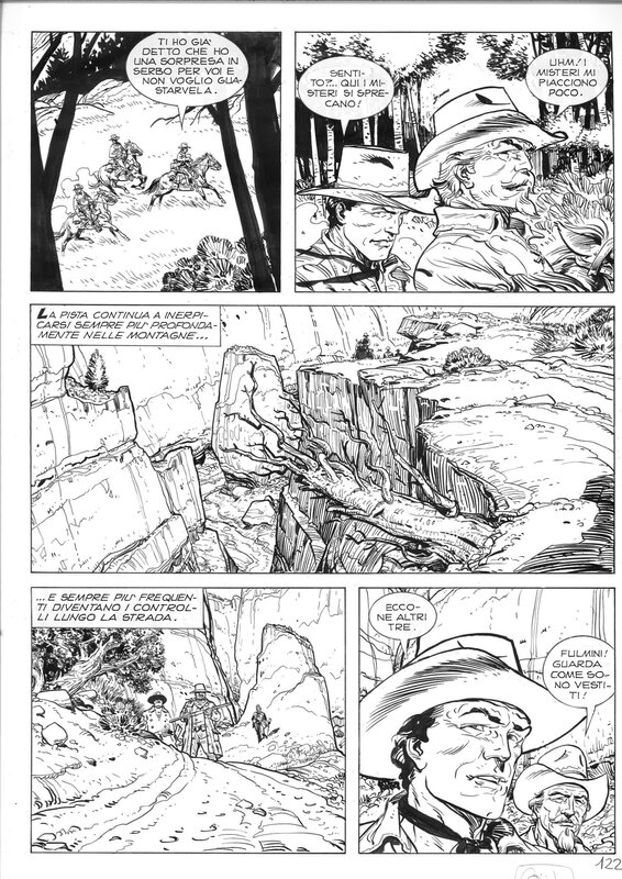 Tex Speciale 14 par Colin Wilson - Planche originale