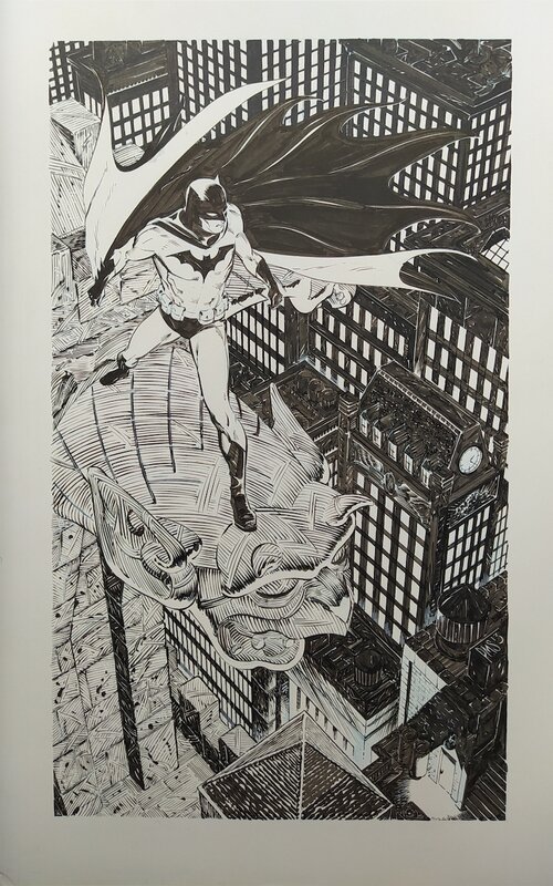 Paul Smith - Batman commission - Illustration originale