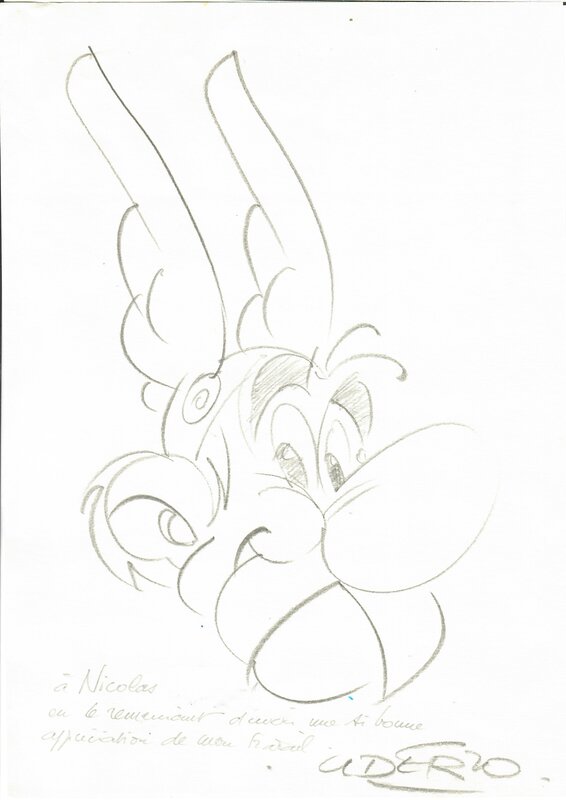 Astérix by Albert Uderzo - Sketch
