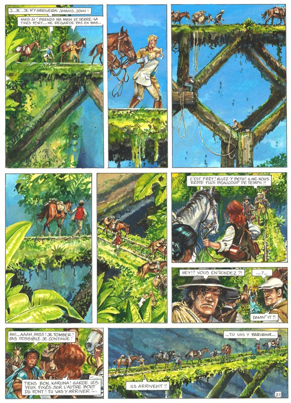 Michel Faure, Frank Giroud, SECRETS-SAMSARA T2   couleur directe - Comic Strip