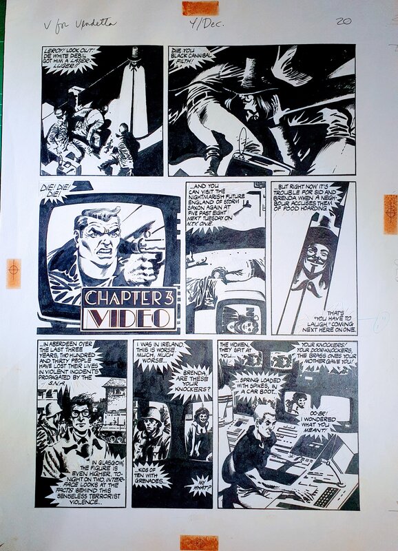 David Lloyd, Alan Moore, V for Vendetta - Video - Comic Strip