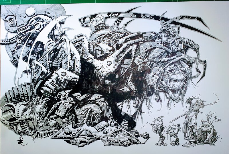 Behemoth by Alex Niño - Original Illustration