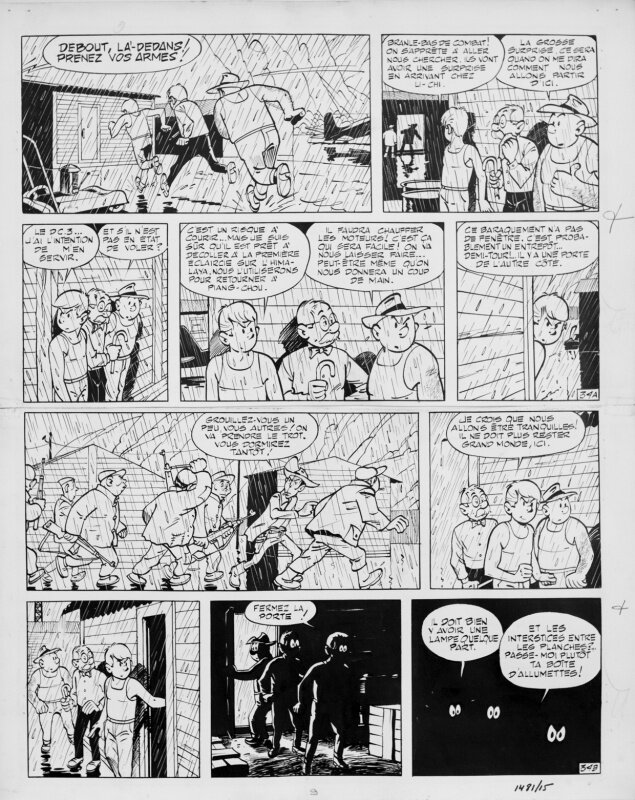 Maurice Tillieux, Gil jourdan - Le Chinois à 2 roues - Comic Strip