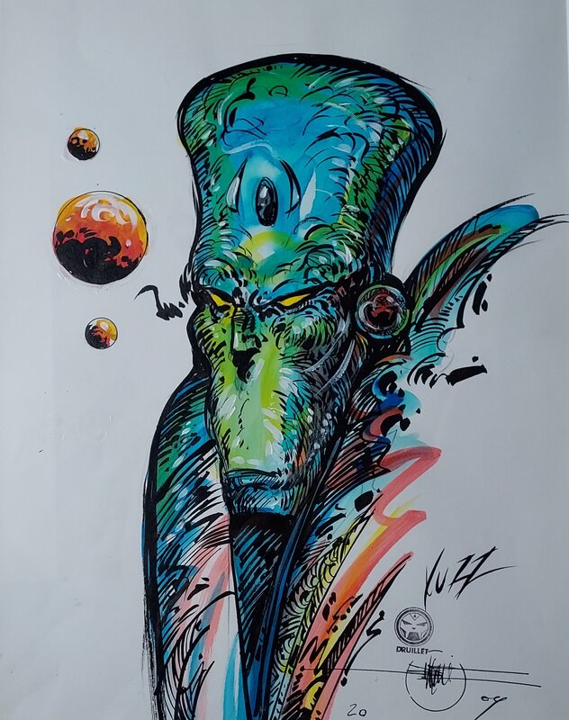 Vuzz par Philippe Druillet - Illustration originale