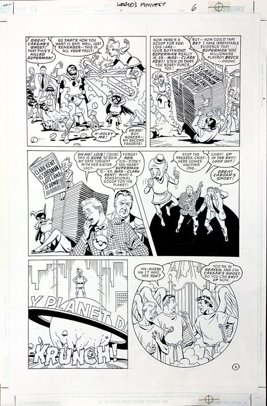 Dave Gibbons, World's Funnest #1 p6 - Planche originale