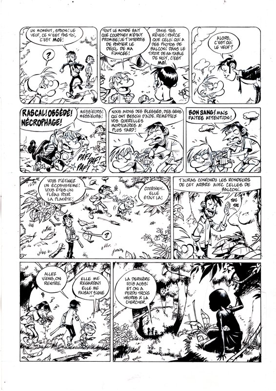 Simon Léturgie, Jean Léturgie, Spoon & White 8, planche 8 - Planche originale