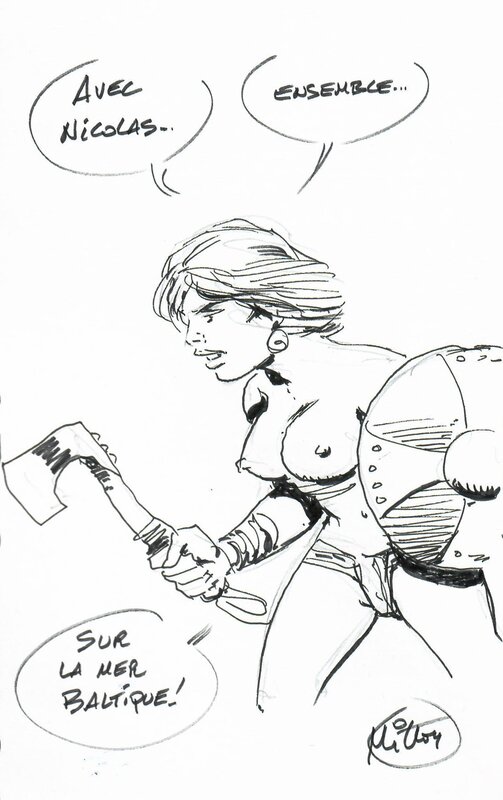 Awilda by Jean-Yves Mitton - Sketch