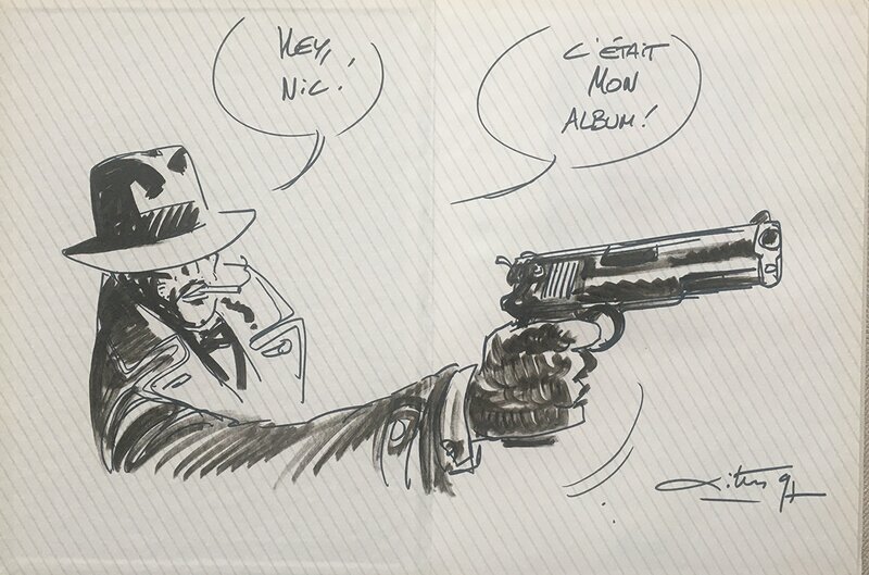 Jean-Yves Mitton, De Silence et de Sang - Dédicace