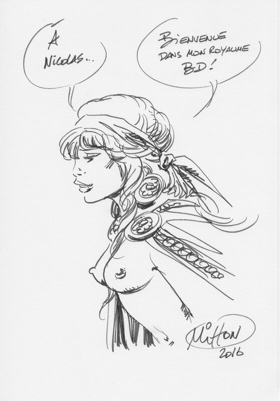 Messalina by Jean-Yves Mitton - Sketch