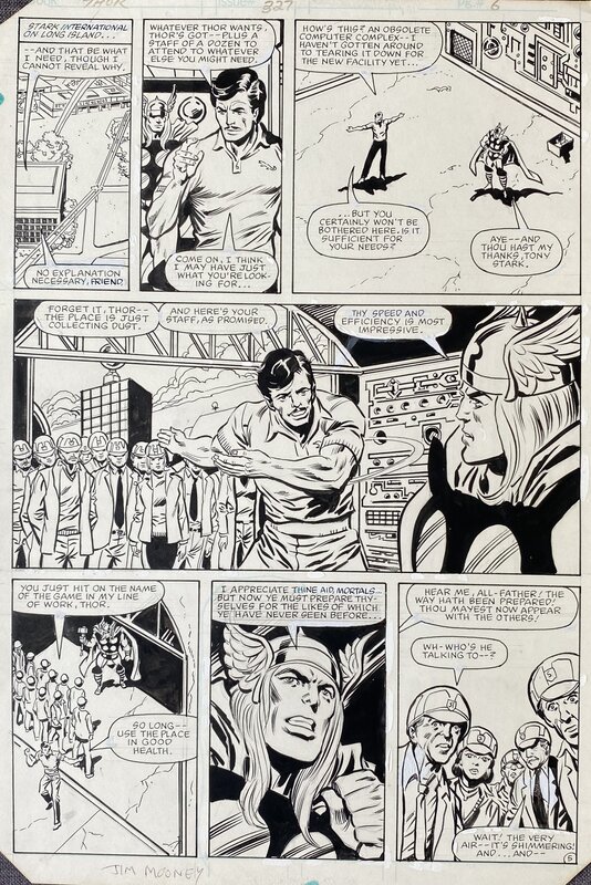 Thor by Jim Mooney, Jack Kirby, Stan Lee, Alan Kupperberg, Doug Moench - Comic Strip