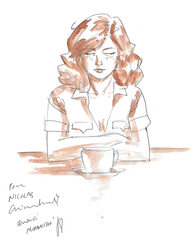 Sarah Lone par David Morancho - Dédicace