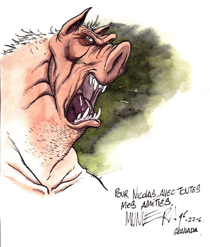 Les Potamoks par Jose Luis Munuera - Dédicace