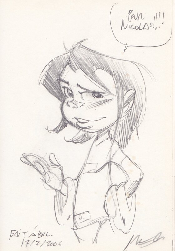 Nävis by Jose Luis Munuera - Sketch