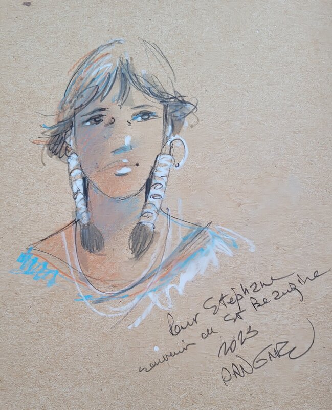 Pocahontas by Patrick Prugne - Sketch