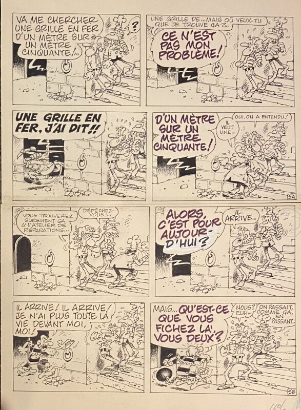 Bobo par Paul Deliège - Planche originale