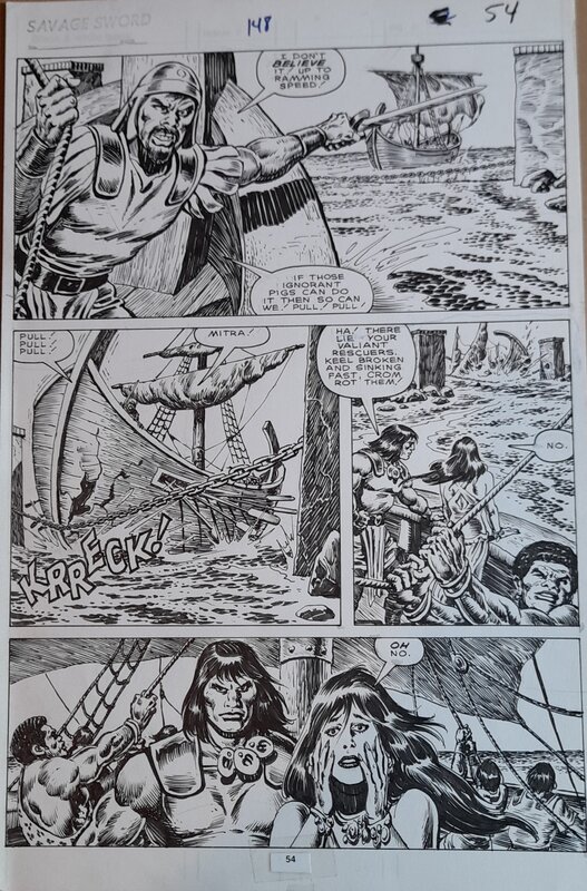 Gary Kwapisz, Ernie Chan, The savage sword of Conan - Comic Strip