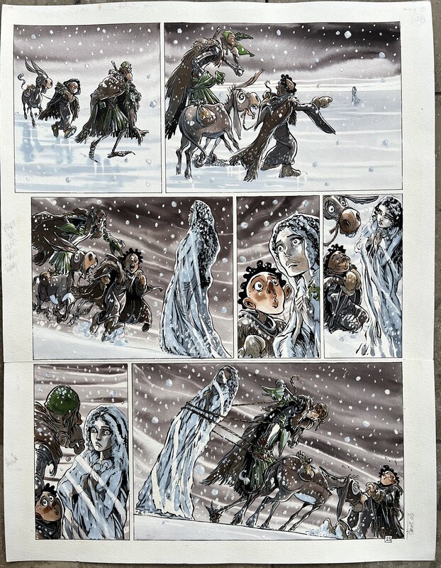 La Forêt - Tome 2 par Tiburce Oger - Planche originale