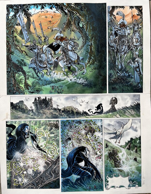 La Forêt - Tome 1 par Tiburce Oger - Planche originale