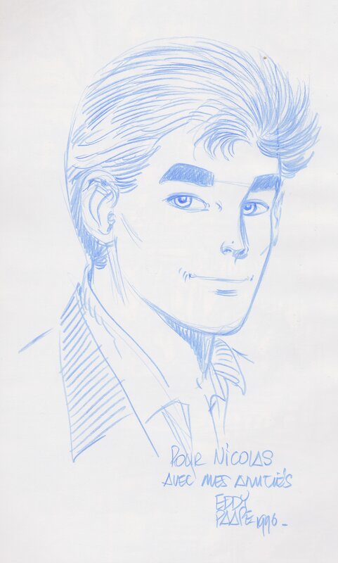 Marc Dacier by Eddy Paape - Sketch