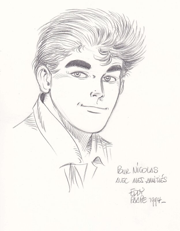 Marc Dacier by Eddy Paape - Sketch