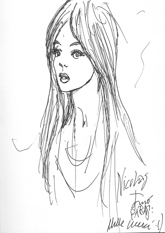 Une femme par Antonio Parras - Dédicace