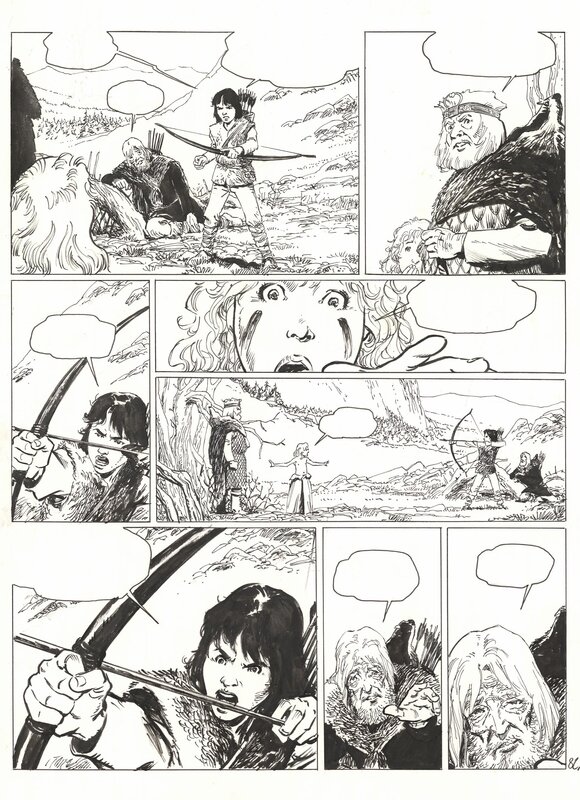 Robin Recht, Thorgal adieu Aaricia - Planche originale