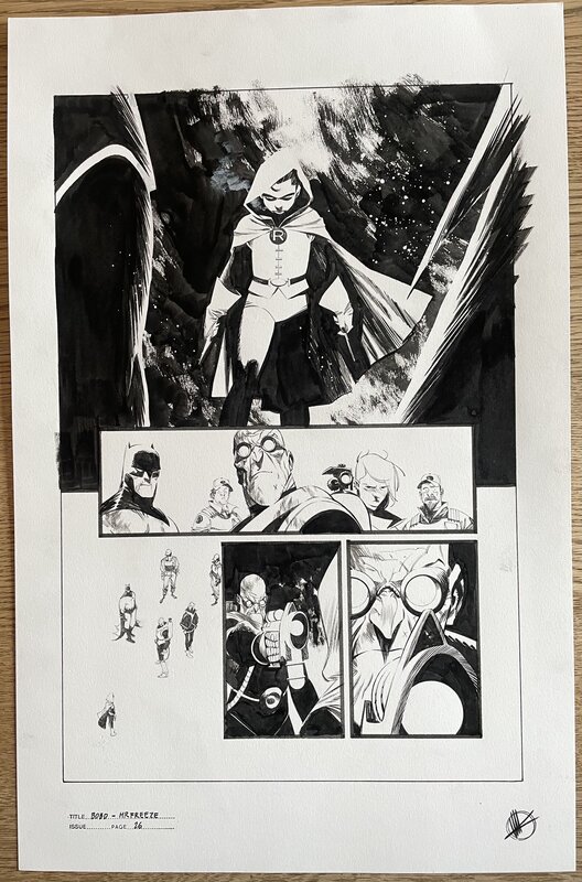 Matteo Scalera, Batman One Bad Day Mr Freeze - Planche originale