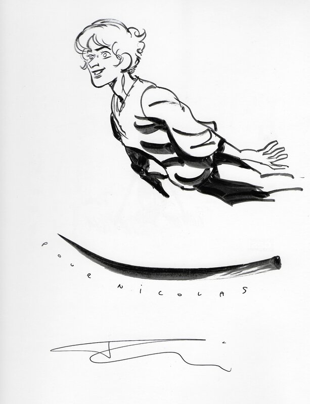 Frederik Peeters, L'odeur des garçons affamés - Sketch