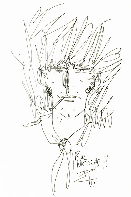 Corto Maltèse par Rubén Pellejero - Dédicace