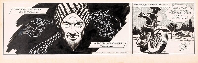 Alex Raymond, Rip Kirby - The Great You - Comic Strip