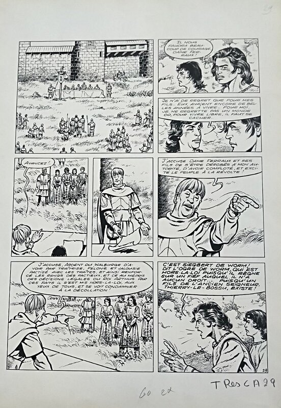 François Craenhals, Chevalier Ardent - L'ogre de Worm - Comic Strip