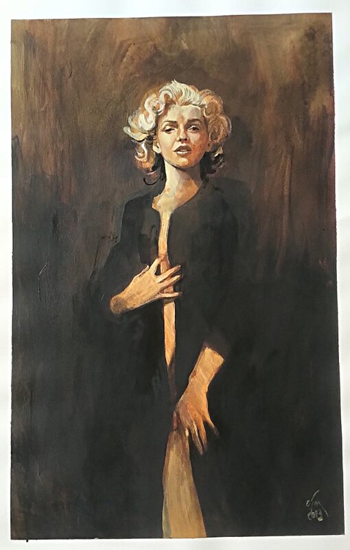 Marilyn Monroe par Christian De Metter - Illustration originale