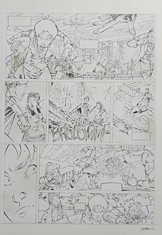 David Etien, Les 4 de BakerStreet - Planche originale