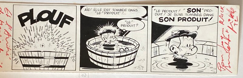 Maurice Maréchal, planche originale, Prudence Petitpas. - Comic Strip