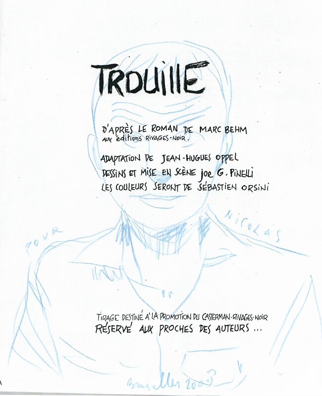 Trouille by Joe G. Pinelli - Sketch