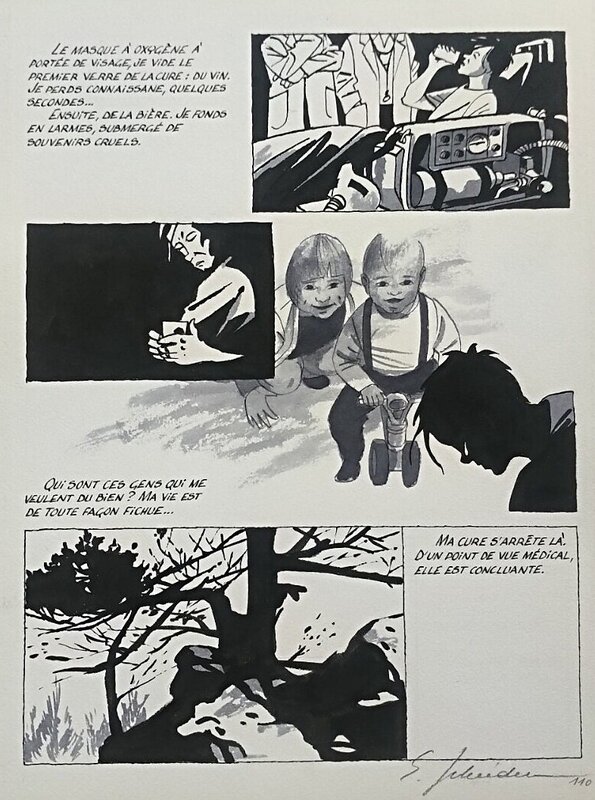 Amères Saisons par Etienne Schréder - Planche originale