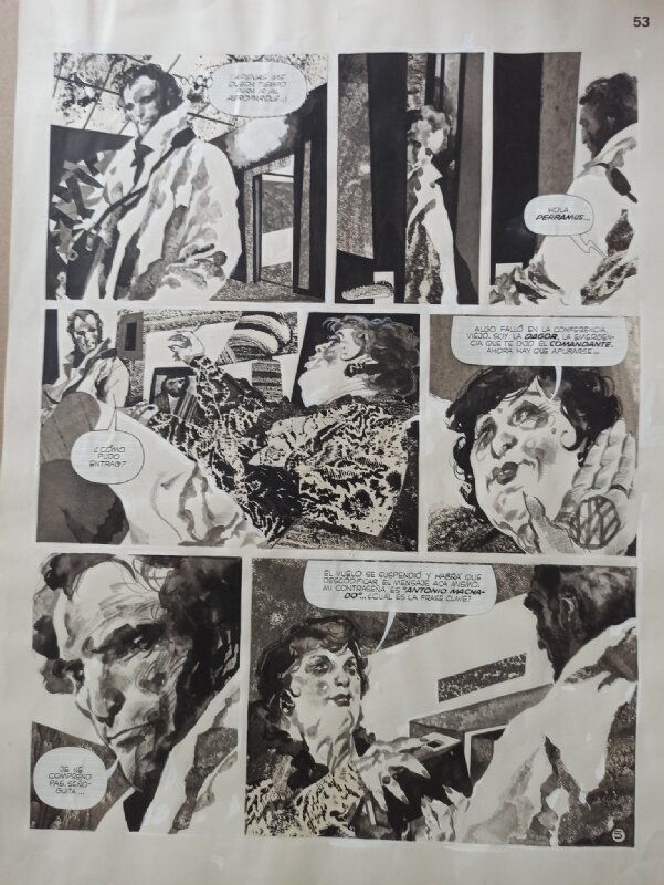 Alberto Breccia Perramus - Planche originale