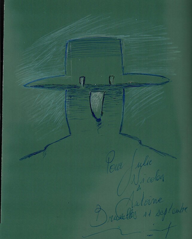 Hommage à Folon by Dimitri Piot - Sketch