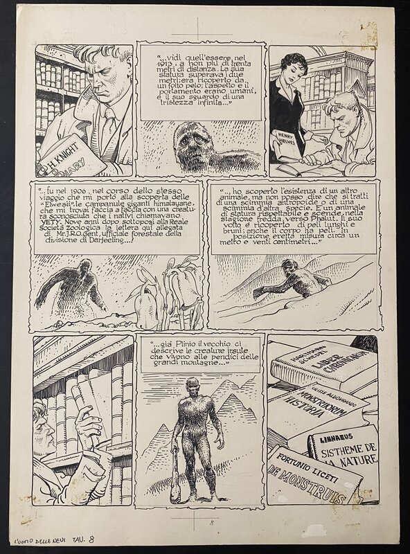 L’homme des Neiges by Manara - Comic Strip