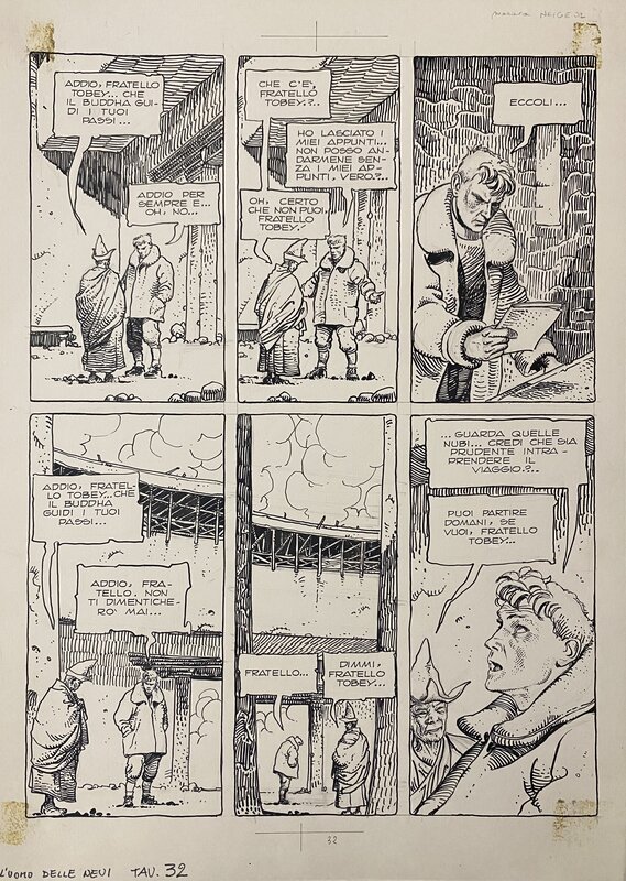 L’homme des Neiges by Milo Manara - Comic Strip
