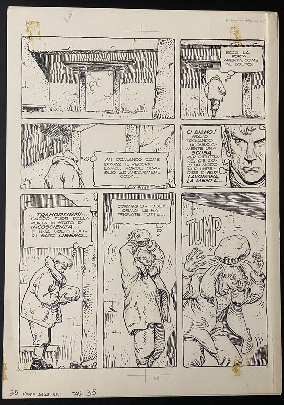 L’homme des Neiges by Milo Manara - Comic Strip