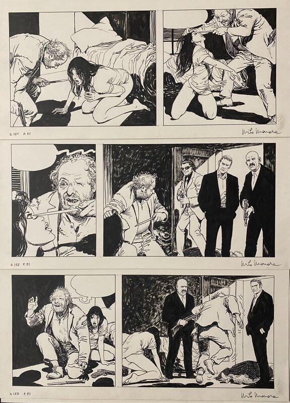 Les yeux de Pandora by Milo Manara - Comic Strip