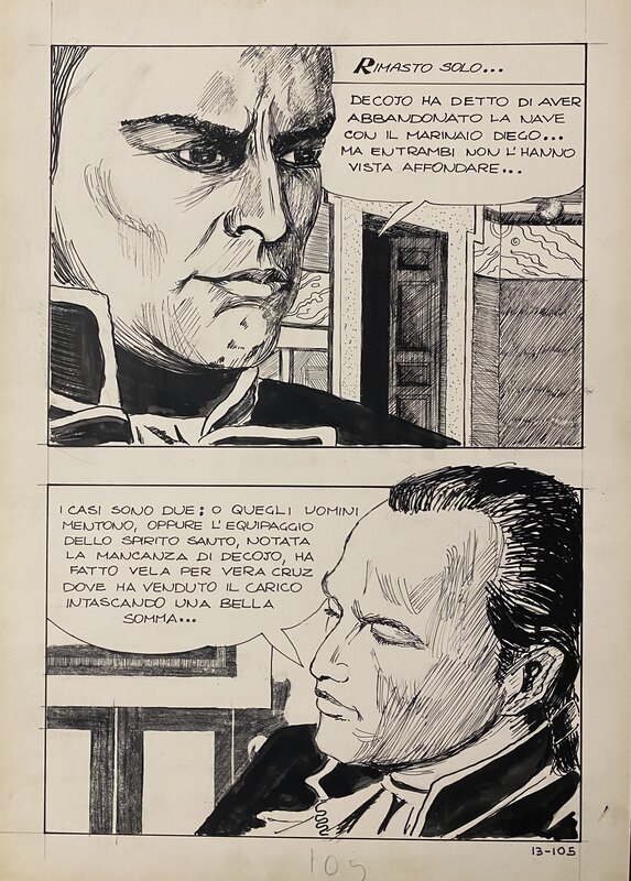 Jolanda par Manara - Planche originale