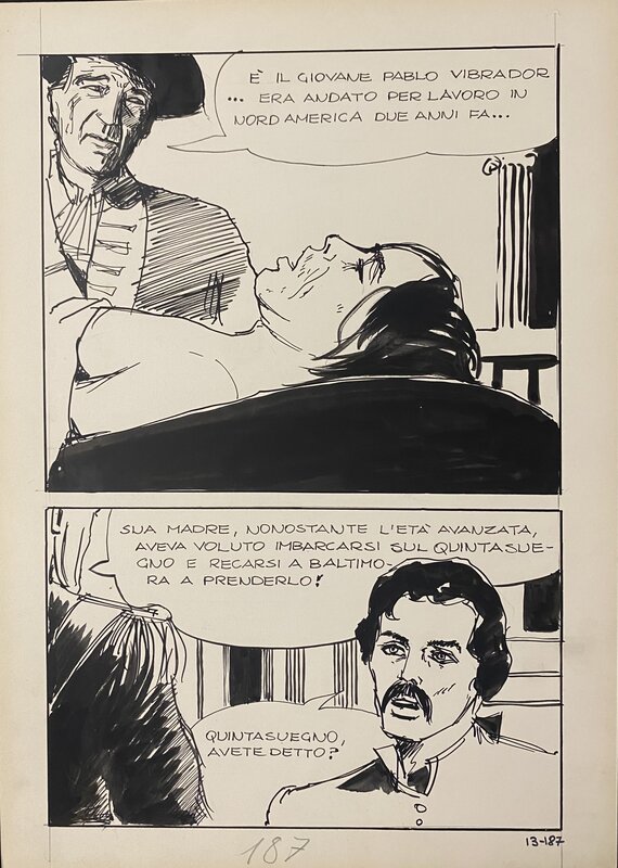 Jolanda par Manara - Planche originale