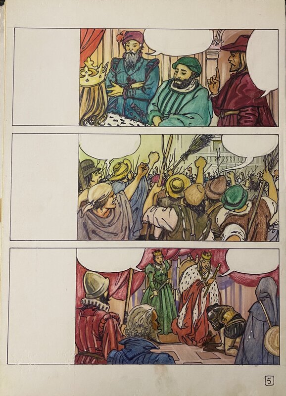 Christophe Colomb par Milo Manara - Planche originale