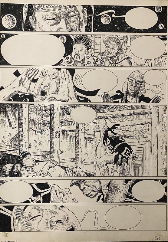 Le Singe by Milo Manara - Comic Strip