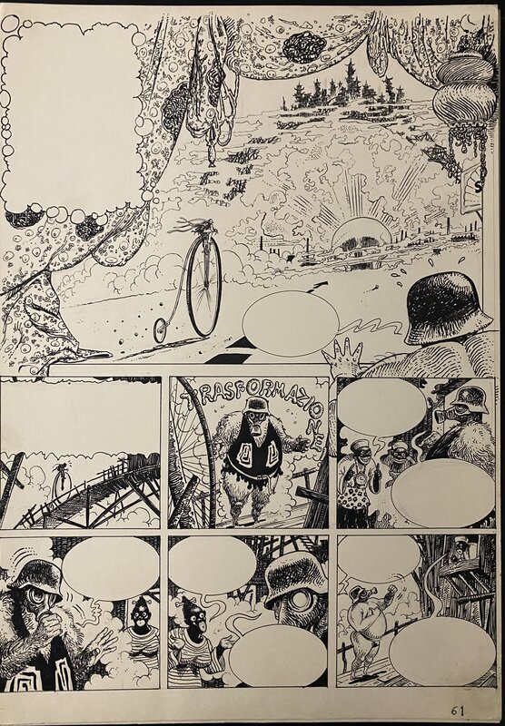 Le Singe by Milo Manara, Silverio Pisu - Comic Strip