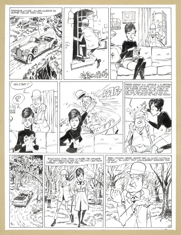 Alexis, Gotlib, Cinémastock. Chapeau melon et bottes de cuir, pl 3. - Comic Strip