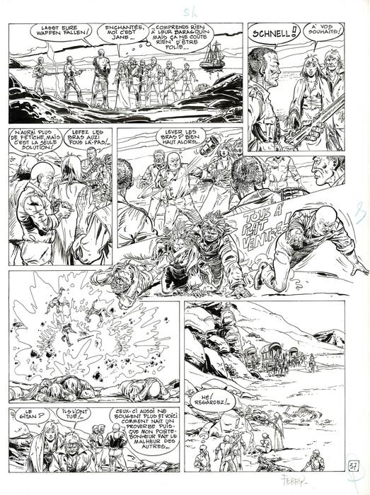 Ian Kaledine by Ferry - Comic Strip